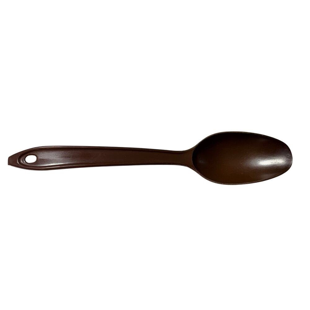 Vintage Hutzler Hooker Brown Melamine Serving Spoon Made in USA #700